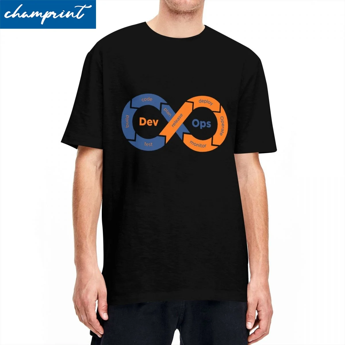 DevOps Python Programmer Developer Men Women T Shirts Casual Tee Shirt Short Sleeve  T-Shirts Cotton 4XL 5XL 6XL Clothing