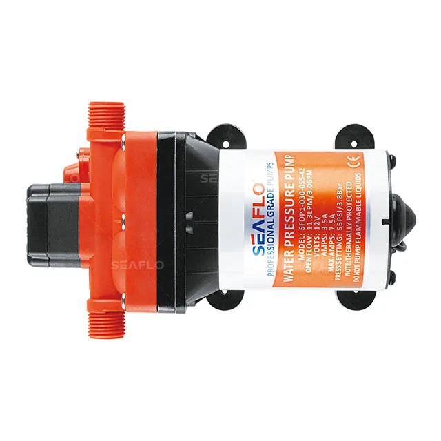 SEA FLO DC RV Camping Water Pump Pressure Battery Operated Motor 24v Dc Water Pump