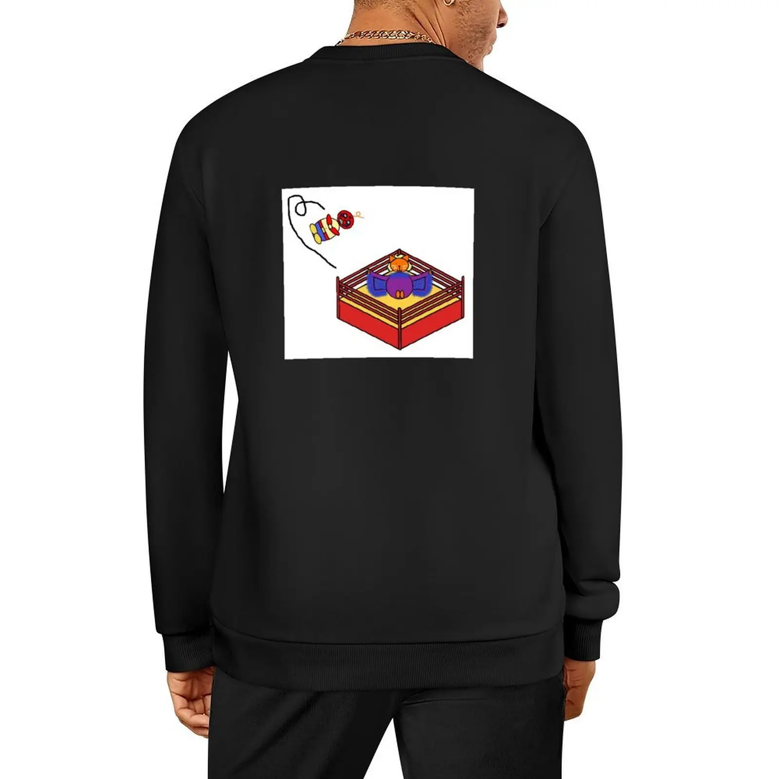 

For Babies Books: Baby Arthur and Mittens the Cat, Wrestling Book, Sleeper Hold Pullover anime clothing sweatshirt for men