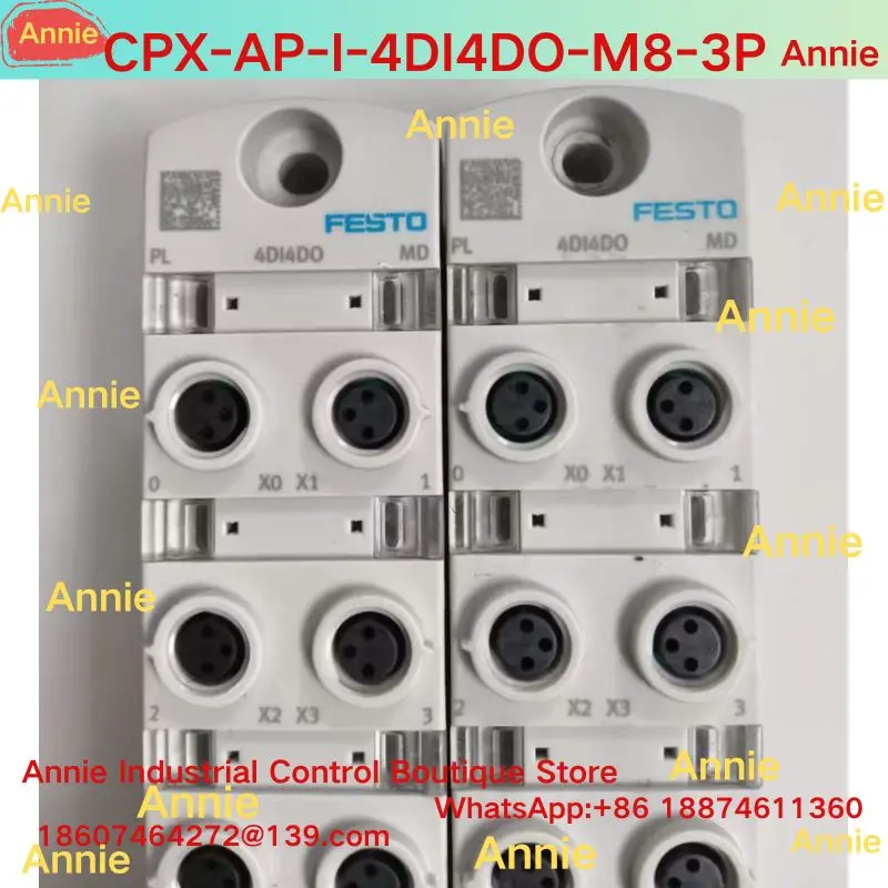 

Second-hand test OK 8086601 Digital Input/Output Module CPX-AP-I-4DI4DO-M8-3P