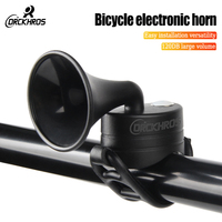 Bicycle Electronic Horn, Loud Warning Sound, USB charger &CR2032 Battery, 120dB, IPX4 Waterproof, Suitable for universal Bike