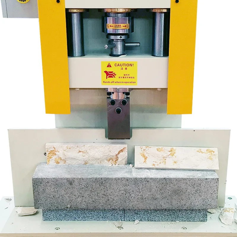 Hualong Machinery HLSY-S74 Decorative Culture Cladding Stone Brick Making Cutting Marble Split Face Stone Wall Panel Machine