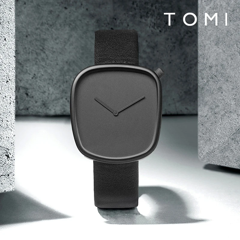 Zegarek TOMI minimalistyczny męski kwadratowy modny ultracienki zegarek minimalistyczny damski wysokiej jakości elegancki zegarek kwarcowy zegar prezent
