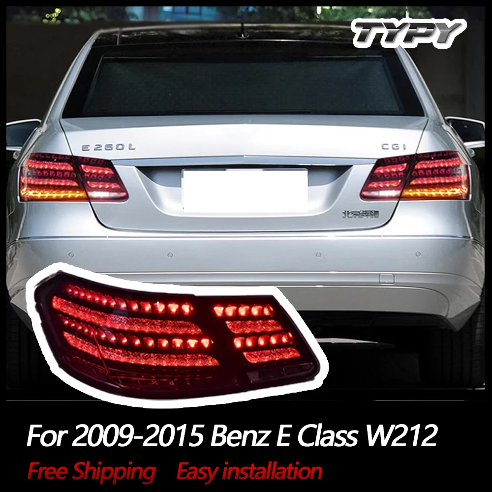 

TYPY Car Tail Lights For Benz E-Class W212 2009-2015 LED Car Tail Lamps Daytime Running Lights Car Accessories