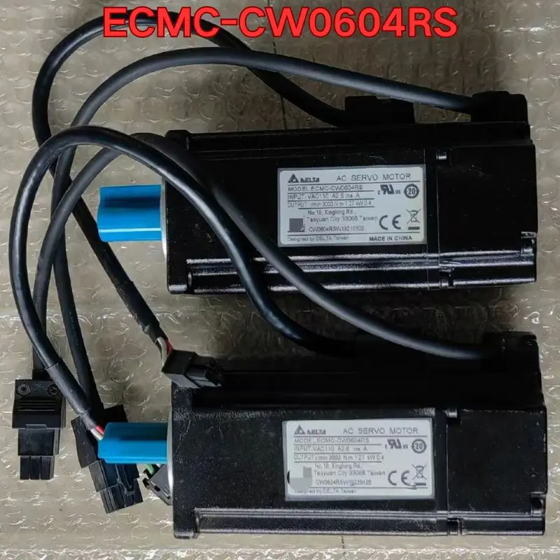 Second-hand disassembled servo motor ECMC-CW0604RS function test is normal