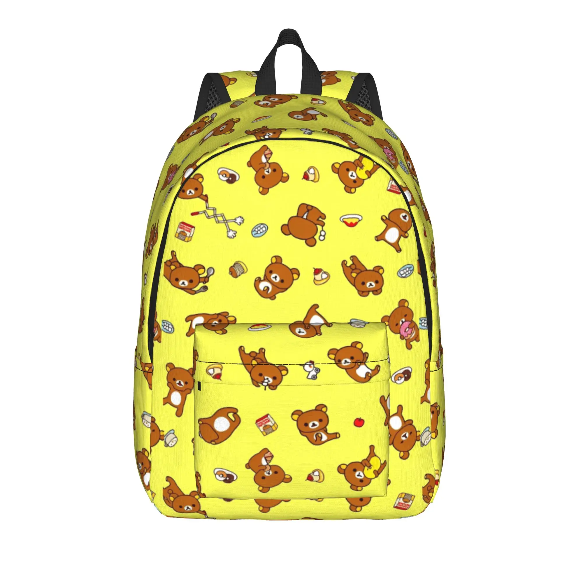 

Rilakkumas Backpack for Men Women Cool Student Work Daypack Cute Bear Laptop Computer Shoulder Bag Sports