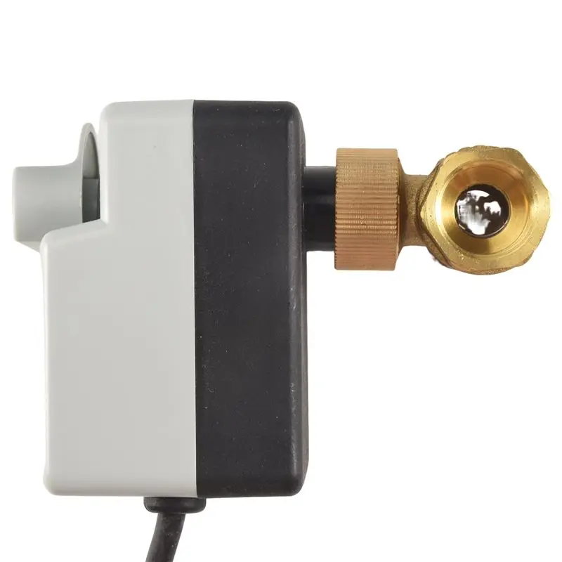Ac220v 2 Way 3 Wires Motorized Ball Valve Electric Actuator With Manual Switch