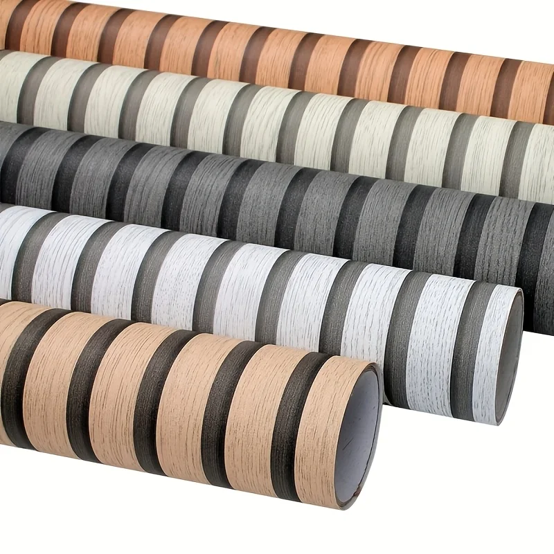 Self-Adhesive Striped Wallpaper for Renovation of Living Room And Bedroom TV Background Walls Decorative Stickers for Wardrobe