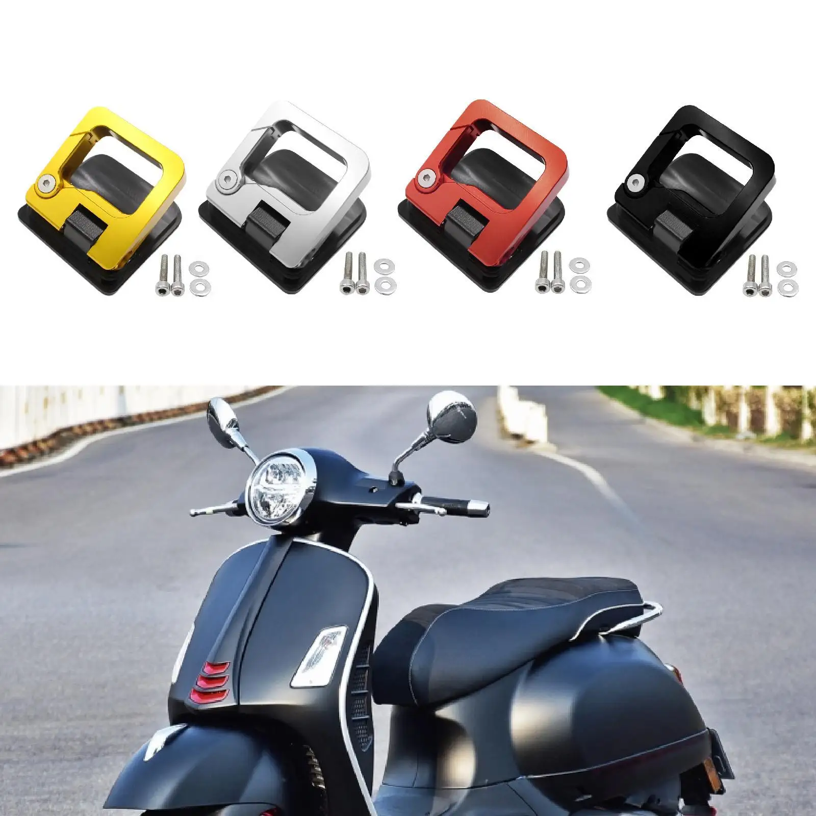 Gancio per moto Gancio per scooter Gancio per trasporto carico Gancio per portabagagli per accessori per moto per Gtv 300 2023-2025