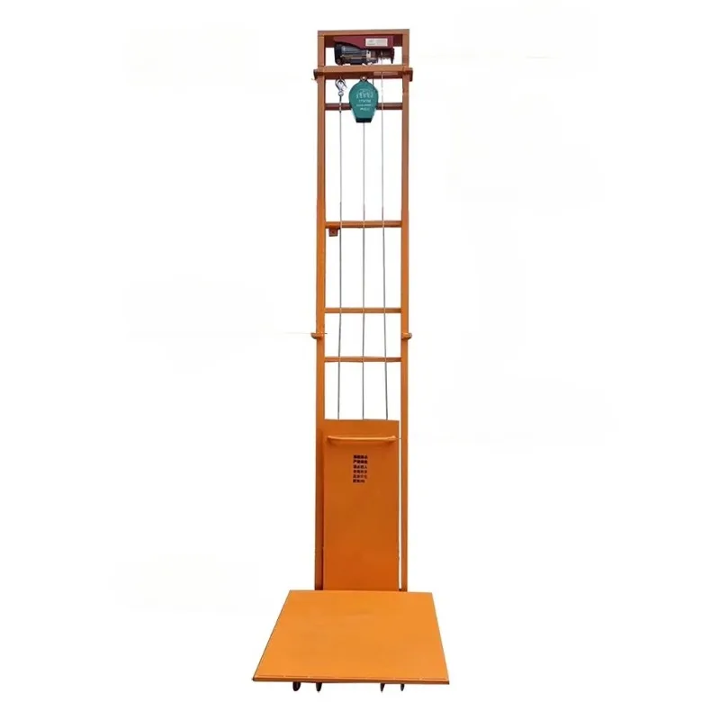 

Simple anti-fall small elevator warehouse factory electric lifting platform household unloading hoist