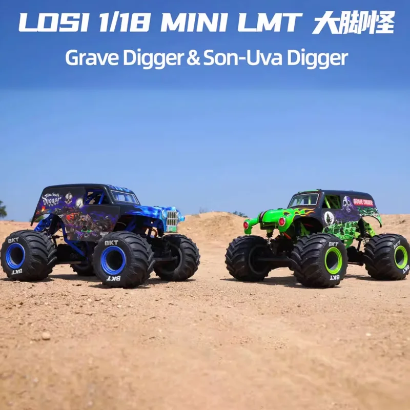 

LOSI 1/18 мини LMT грязевой грузовик с дистанционным управлением, электрическая радиоуправляемая модель автомобиля, внедорожник
