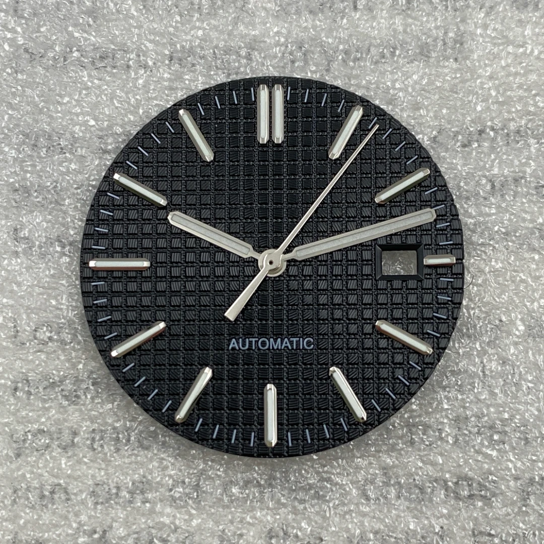 

Modified watch accessories 31.8mm dial + hand strip nails green luminous literally suitable for NH35 movement