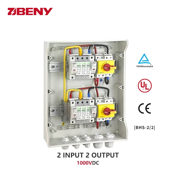 BENY 1000V DC Combiner Box for Solar Panel