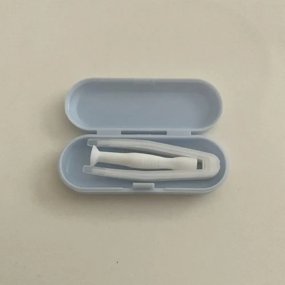 Candy Color Contact Lens Case Kit with Tweezers and Suction Stick Retro Contact Lens Inserter Portable Frosted Finish