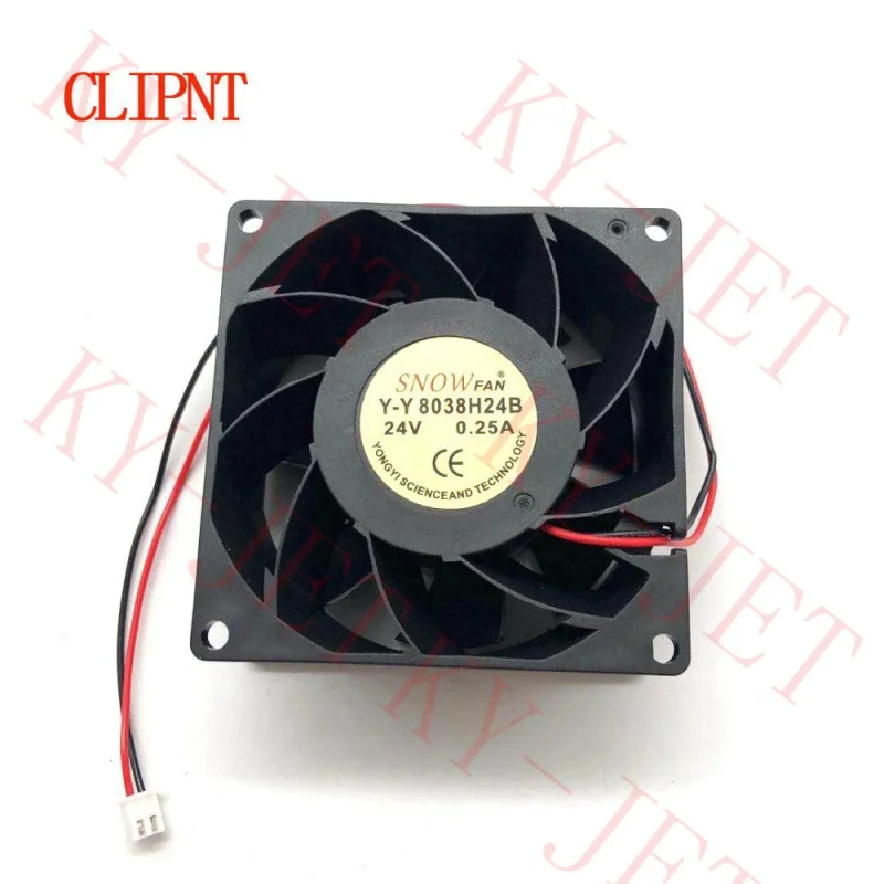 Galaxy Printer machine fan suction fan galaxy air-drying fan hot win fan 24V 0.25A size 80*38