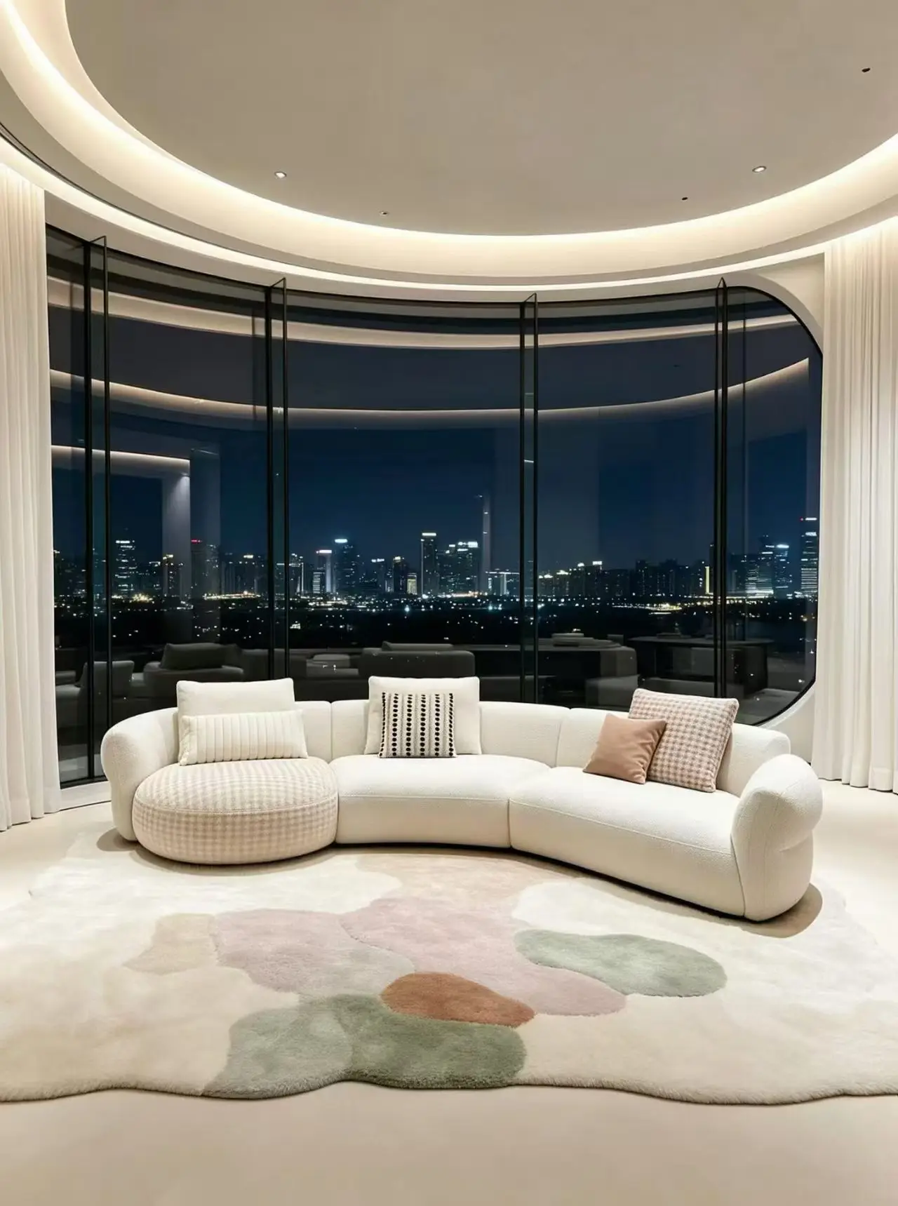 Modern Leisure Velvet Sofas Recliner Living Room Furniture Sets Fabric Sofa Boucle Teddy Fabric Sectional Couch