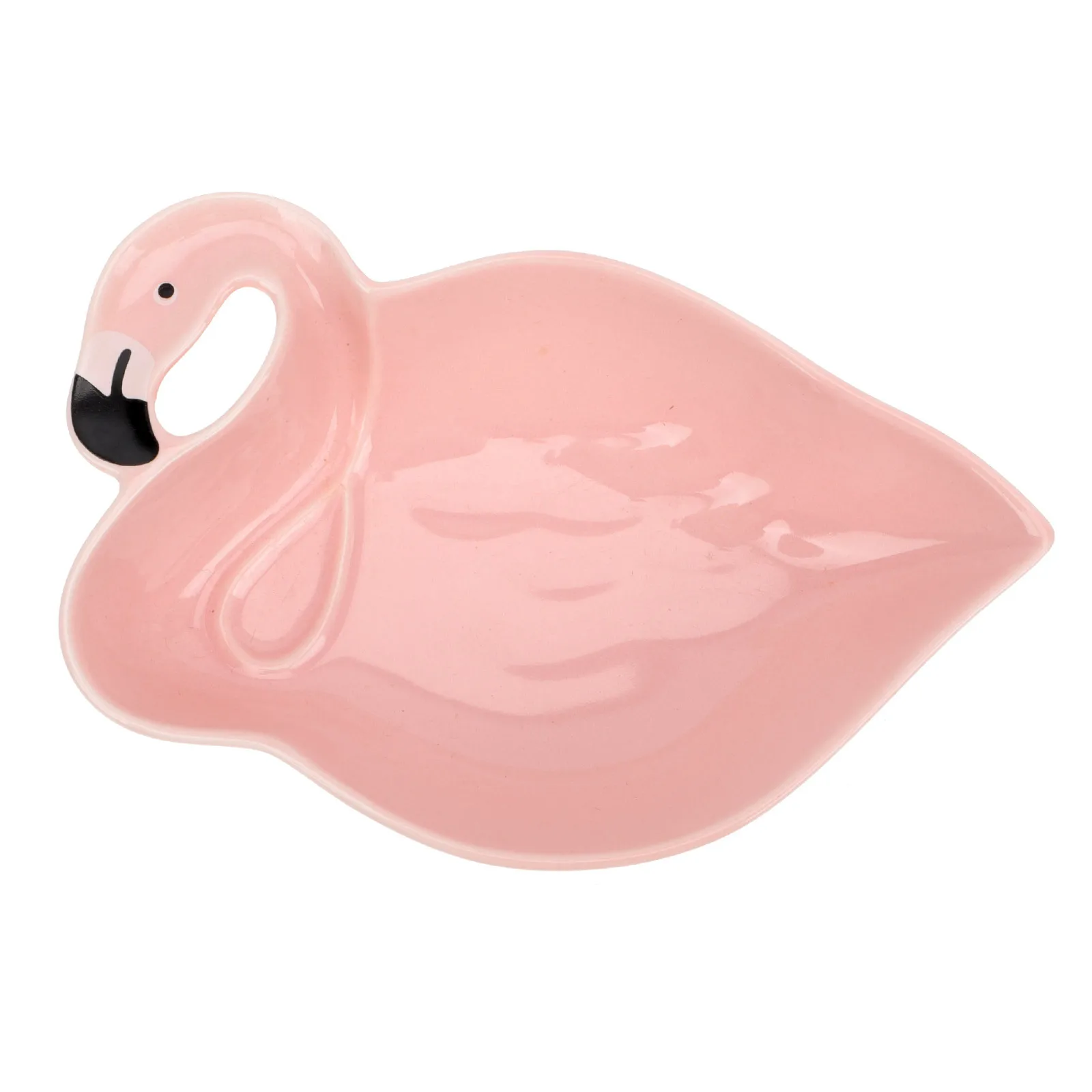 

Flamingo Decor Bowl Serving Bowls Ceramic Cartoon Candy Soup Decorative Home Accessory
