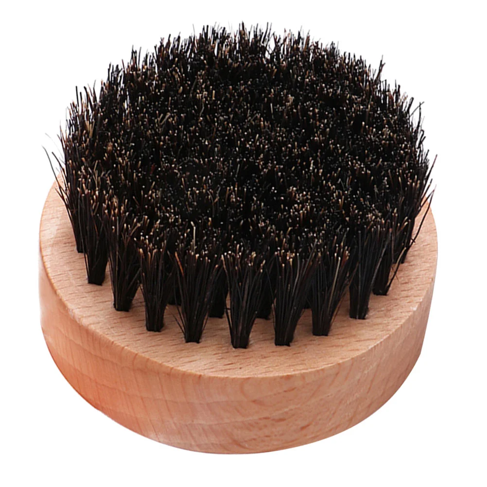 Wooden Handle Beard Brush Bristle Comb Shaving Accessories Styling Tool Mustache Care Product Beard Grooming Kit