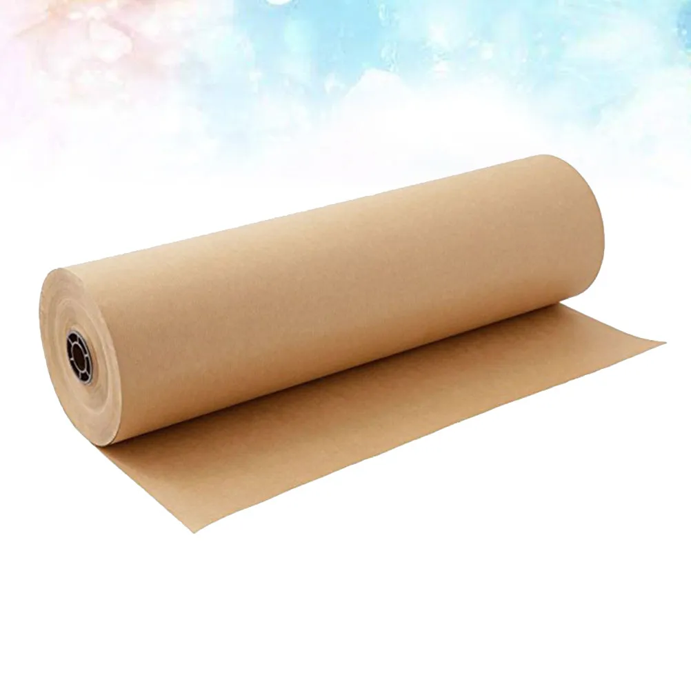 Artistic Kraft Paper Roll Newspaper Pattern Heavy Duty Tear Resistant Gift Wrapping Paper for Bouquets Party Favors Holiday