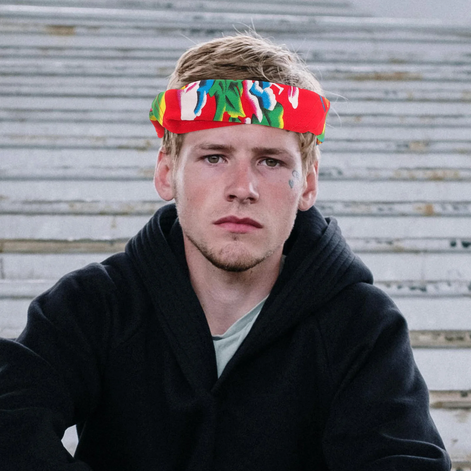 

Cycling Bandana for Men Women Outdoor Riding Headscarf Fashion Delicate Headband Floral Pattern Decorative Cloth Triangle