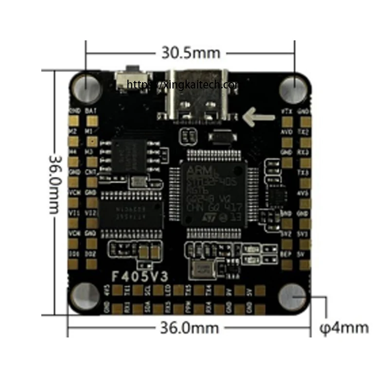 F405 V3 60A 4w1 ESC 3-6S 30X30 FC&ESC FPV Stack BLHELIS BMI270 Bezprzewodowa konfiguracja Betaflight dla modelu FPV Freestyle Drone