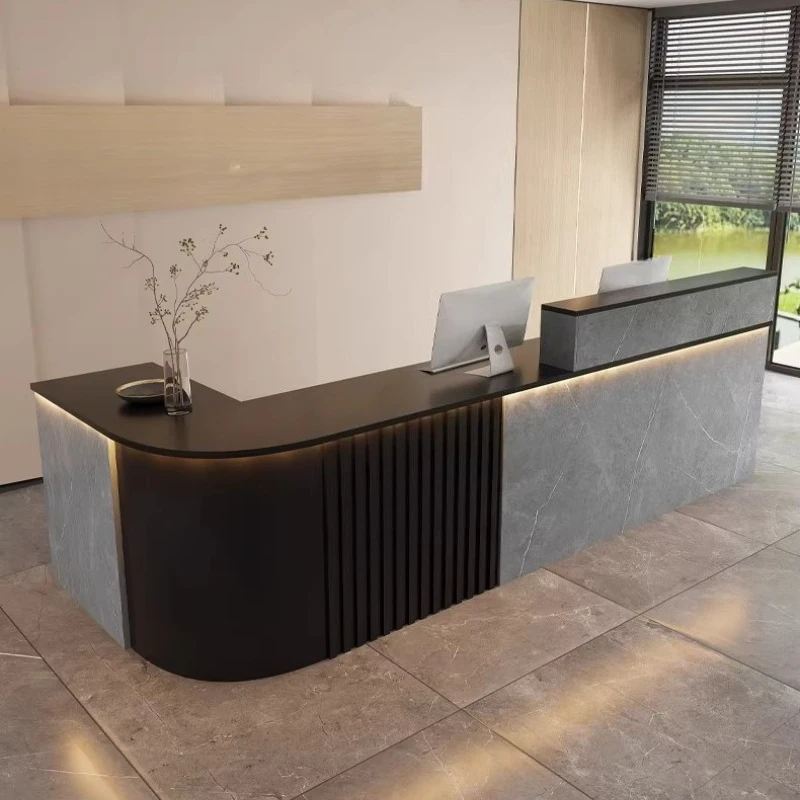 Company Simple Reception Desks Display Design Best Modern Reception Desks Luxury Unique Comptoire Accueil Commercial Furniture