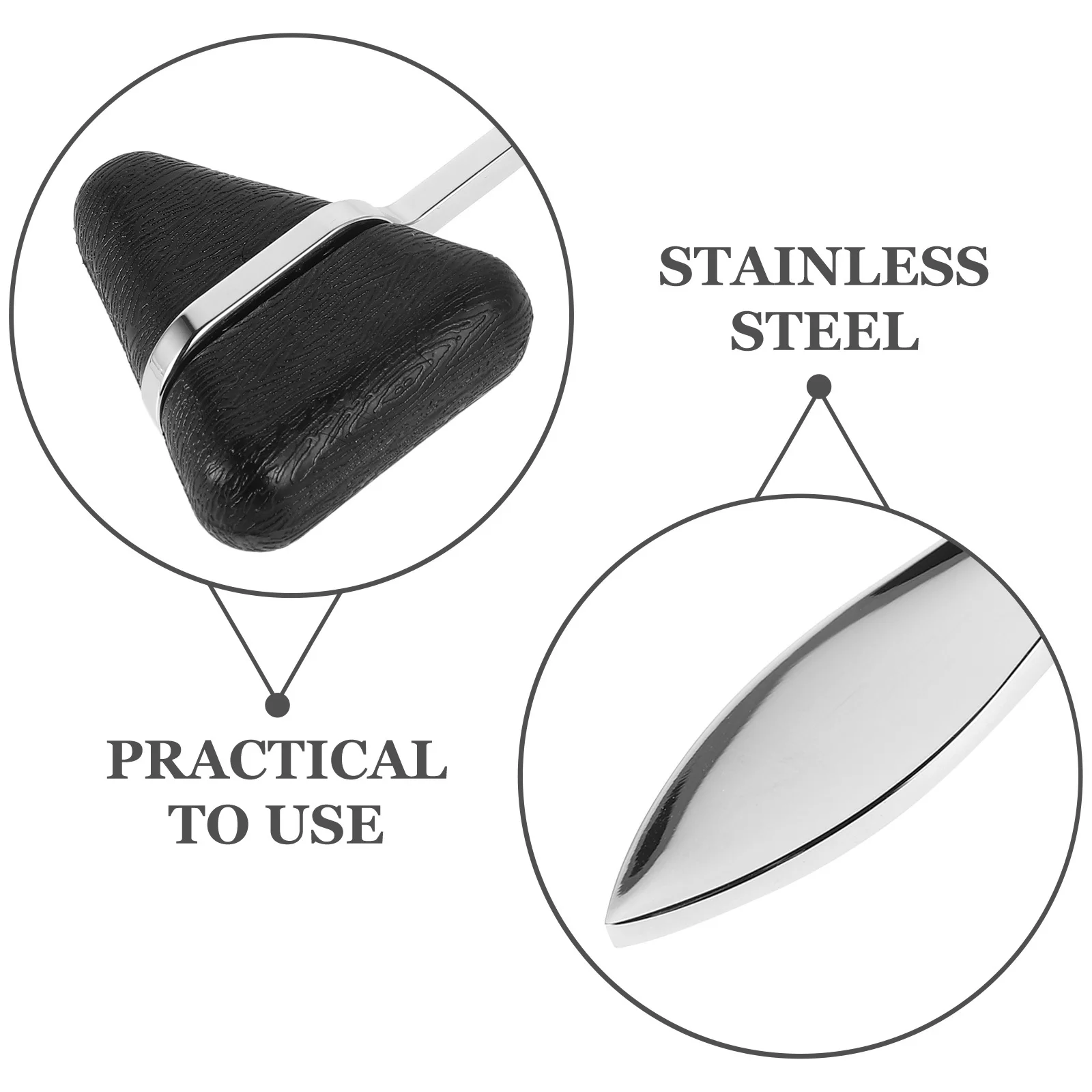 

Stainless Steel Medical Diagnostic Hammer Neurological Test Tool For Clinic Percussion Durable Hospital Use Testing Hammer