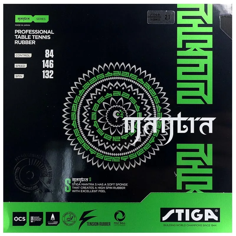 

STIGA MANTRA S Table Tennis Rubber Pips-in Ping Pong With Sponge
