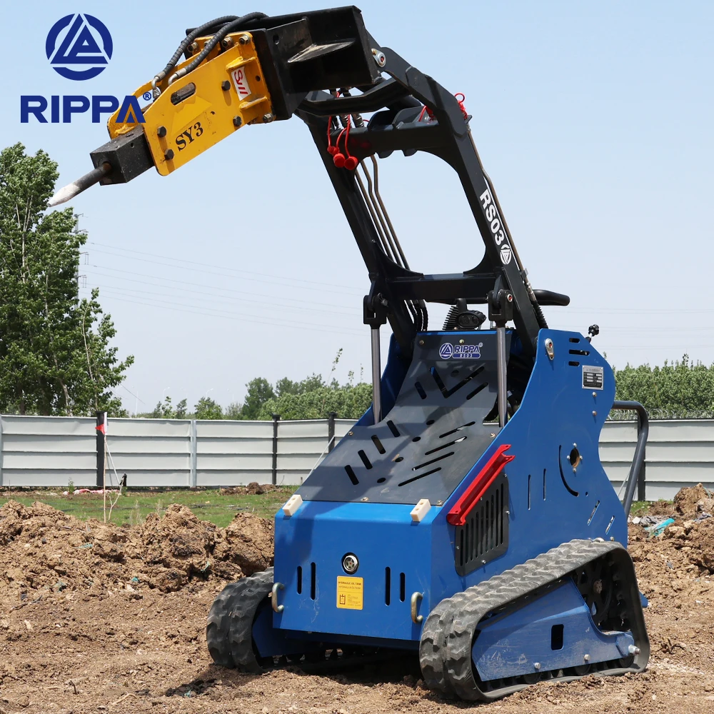 CE Certification Electric Sliding Loaders China Skidsteer Supplier Tracked Small Skid Steer Loader for Sale