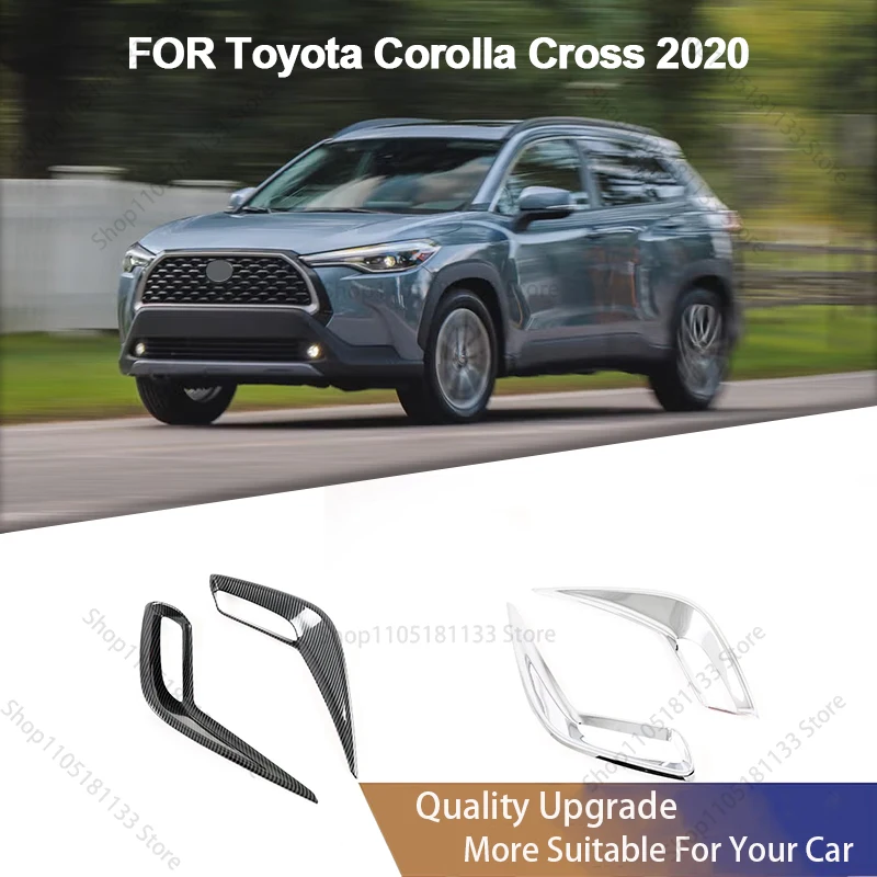 Для Toyota Corolla Cross XG10 2021 2022 2023 2024 2025 гибридный автомобильный задний противотуманный фонарь, крышка, накладка на бампер, отражатель, аксессуары