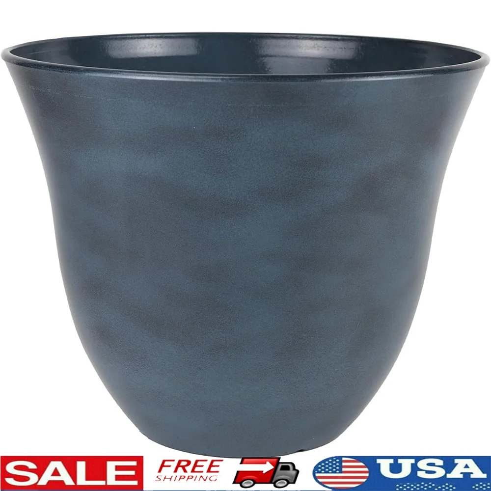 

Lightweight UV-Resistant Resin Planters Modern Indoor Outdoor Flower Pots Customizable Drainage Durable Decorative Plant