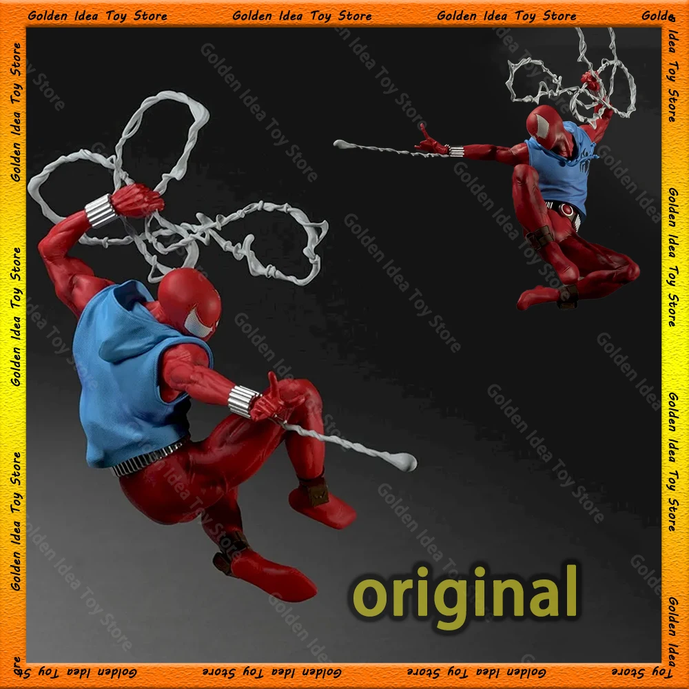 Original Marvel Series ACT/CUT Scarlet Spider Man Anime Figure Scenery Models Ornaments Collectibles Statue Model Kids Gifts