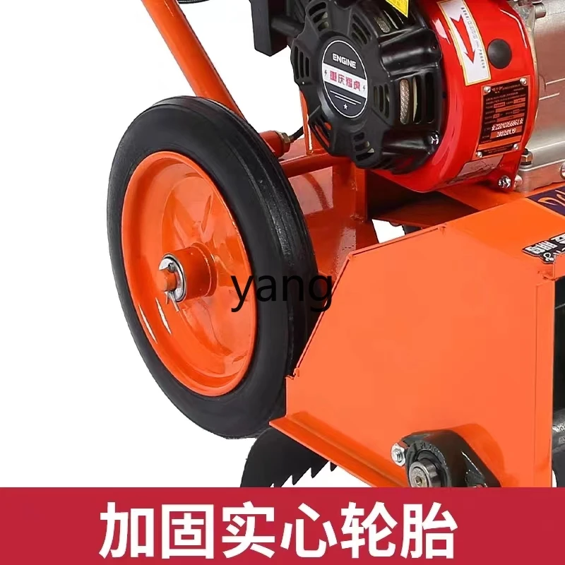 Lmm multifunctional gasoline lawn mower trenching and ridging hand-supported rotary tillage orchard loosening soil micro-tillage