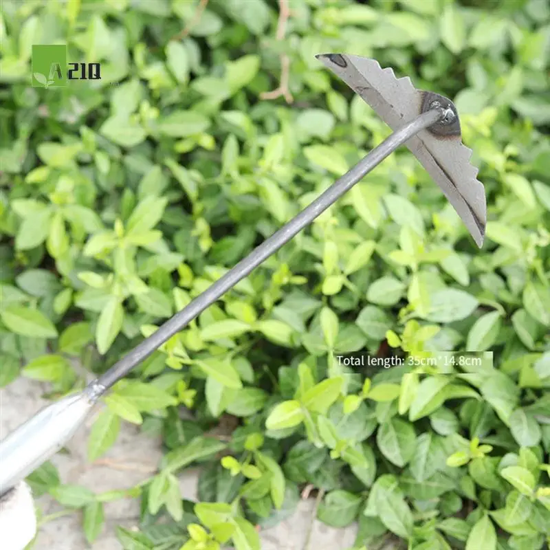 

A21Q -Gardening Tools Hollow Hoe Garden Weeding Tool Hand Shovel Weeder Backyard Loose Soil Farm (Long Handle)