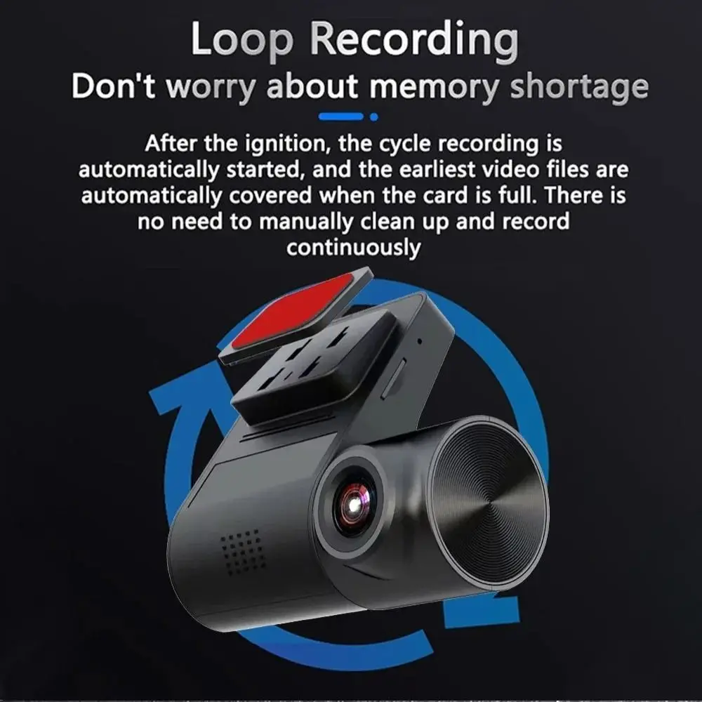 

Portable APP Control Dash Camera HD Recording 1080P HD Camera Car DVR Driving Recording