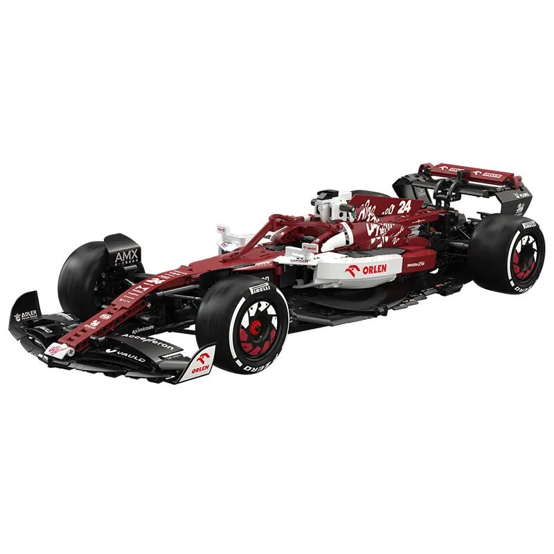 Technical F1 Racing Car Building Block 1:8 Scale 2022 Alfa ORLEN C42 Formula 1 Model Vehicle Bricks Construction Toys For Gift