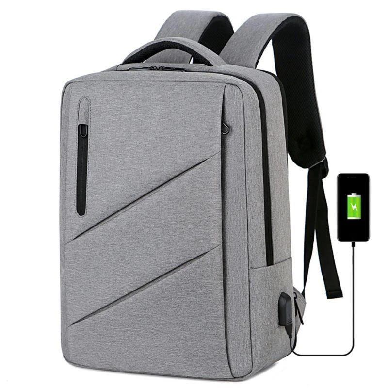 Backpack d'ordinateur portable U55C USB des sacs à informatique à imperméable pour hommes
