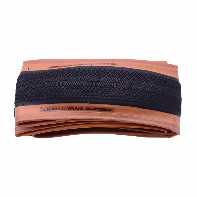 CHAOYANG Gravel Bike Tyre, Cross country Road Bicycle Brown edge Tire, 700X32c 35C 38C 40C Retro Outer tyre