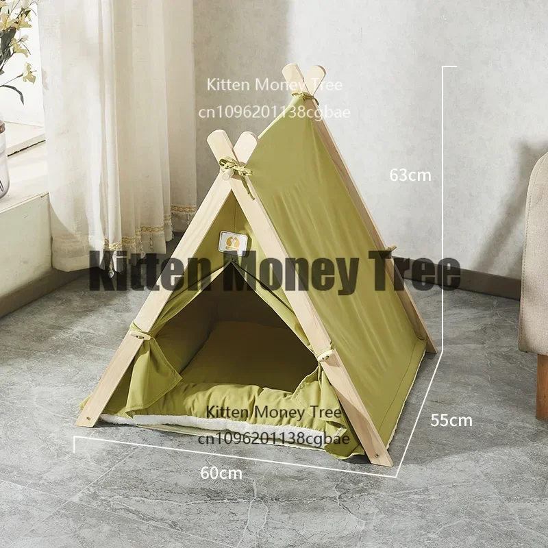 

Cat Nest Dog Nest Pet Tent Four Seasons Universal Pet Nest Removable and Washable Closed House Summer Summer Mat Cat Supplies