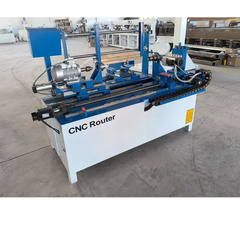 CE Certification Fully Automatic Round Bar Punching Round Log Tenon Cnc Round Rod Hole Opening Machine