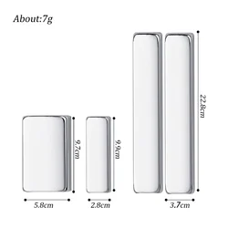 8pcs Manicure Multi-function Magnet Nail Salon Cat Eye Long Strip Magnet French Cat's Eye Nail Stick Set for UV Gel Tools