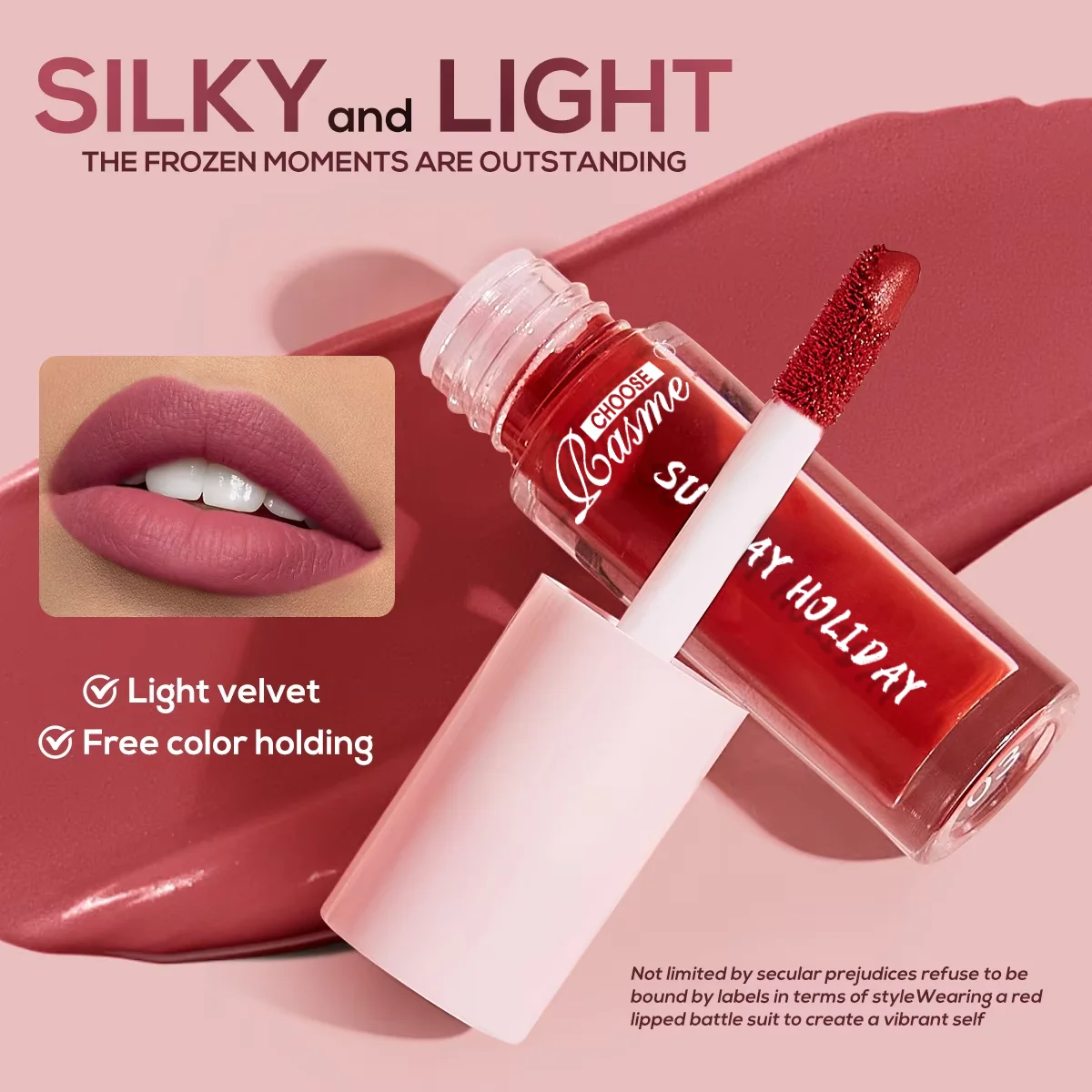 10 Color Mouth Red Lip Glaze Makeup Set, Exquisite, Practical, Portable Lipgloss Lipstick Set Valentine's Day gift