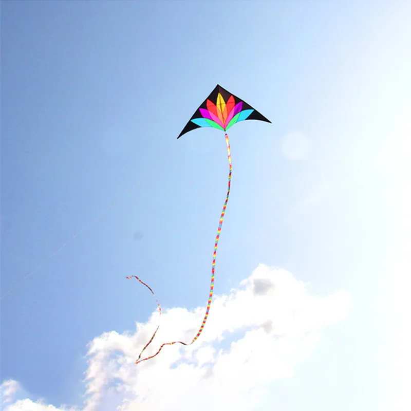 2m 대형 델타 연 날리기 장난감 줄 어린이 연 공장 파워 연 쇼커 비행기 연 낙하산 풍선 장난감 아퀼론 재미