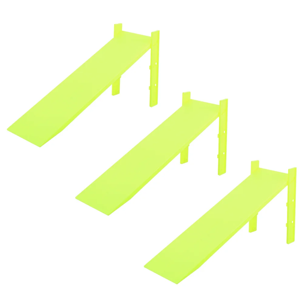 Placas inclinadas de plástico para experimentos de física, equipo de enseñanza de física de Color aleatorio, uso escolar, 3 uds.