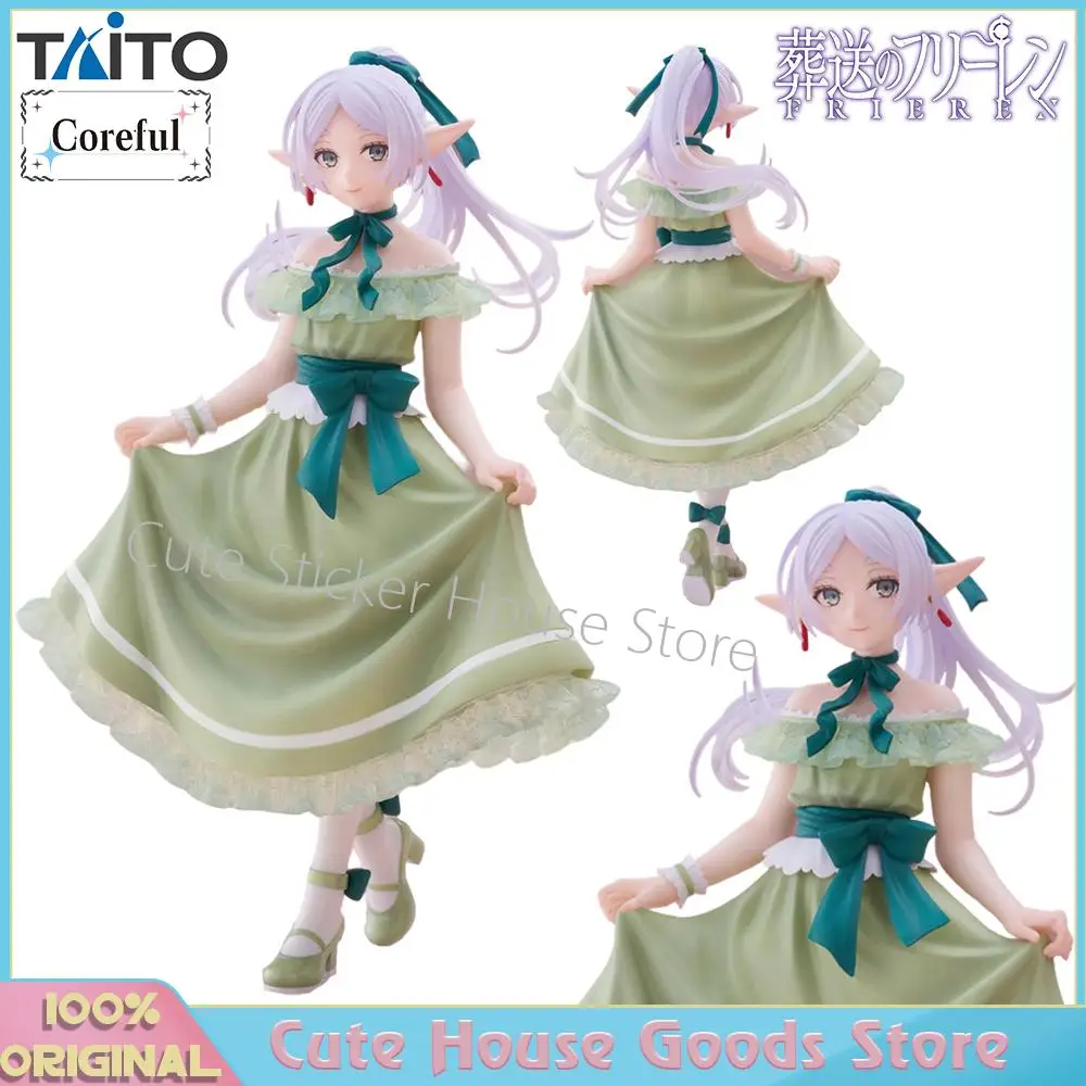 

[Предзаказ] Оригинальная фигурка Taito Coreful Sousou No Frieren Frieren Dress Ver. Кавайные фигурки с хвостиком, модель игрушки, кавайные подарки