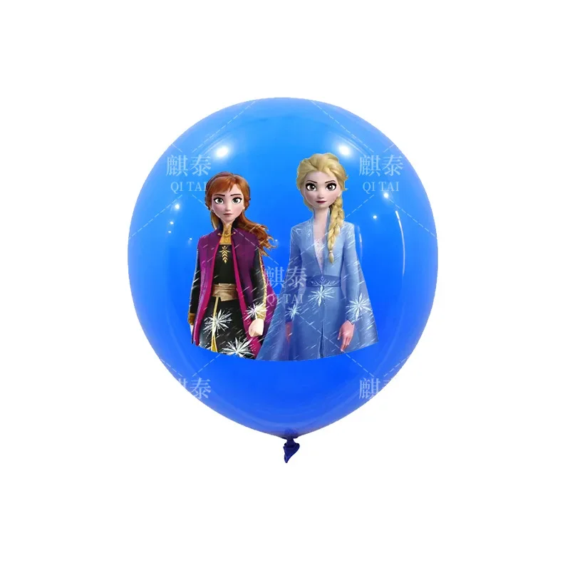 10pcs Frozen Theme Snow Queen 12 Inch Latex Balloons Girls Birthday Party Decorations Toys For Kid Baby Shower Party Supplies