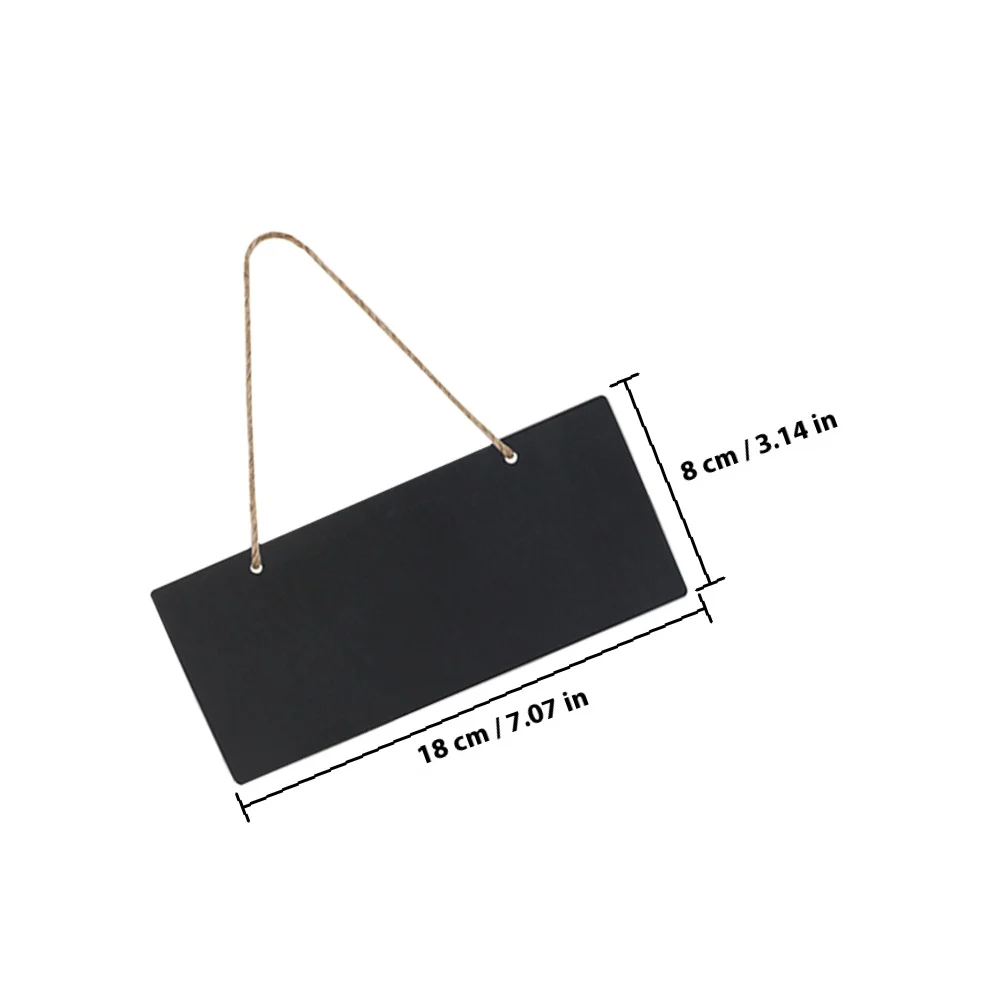 1 مجموعة صغيرة السبورة الخشب رسالة مجلس علامة معلقة لمتجر الزهور شارة السعر مكتب المنزل استخدام علامة باب فارغة صغيرة مشغولة