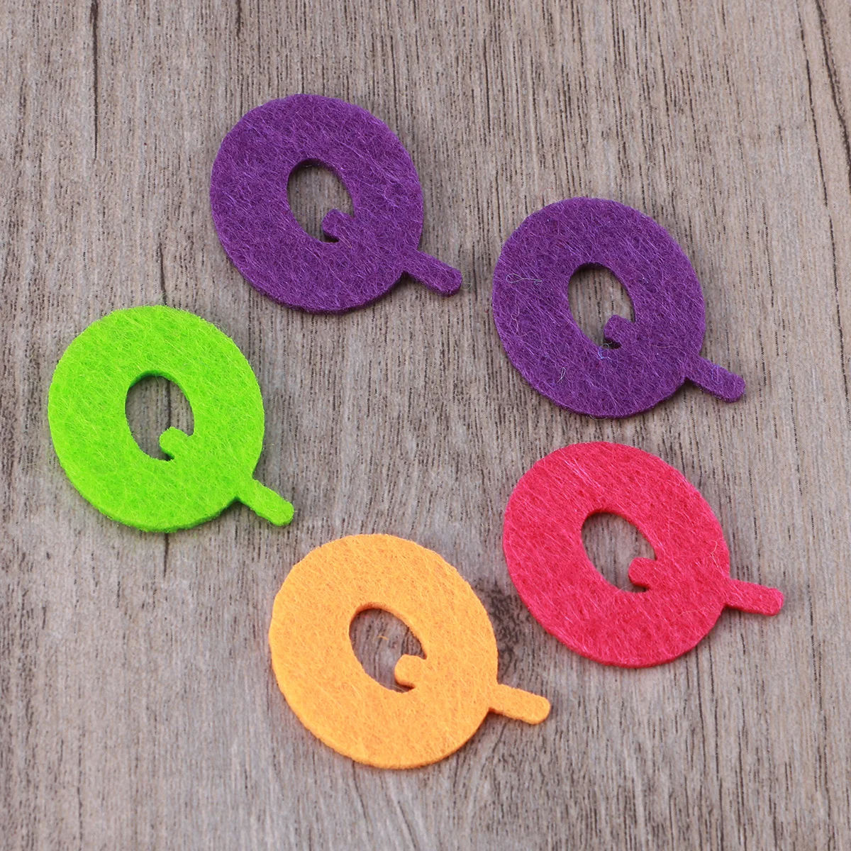 

50pcs Felt Alphabet Letters DIY Material for Fabric Crafts Decoration Reusable Sewing Gluing Cuts