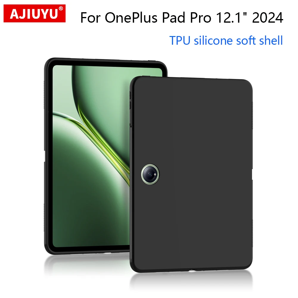 

Black Shockproof Silicone TPU Tablet Case For OnePlus Pad Pro 12.1 inch Protective Shell For One Plus Pad Pro 12.1" Back Cover