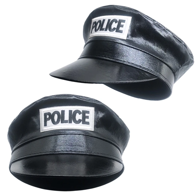 M2EA for police Officer  Yacht Captain Hat for police Costume Sailor Captain Costume Men Adjustable for Adult Kid Men Women